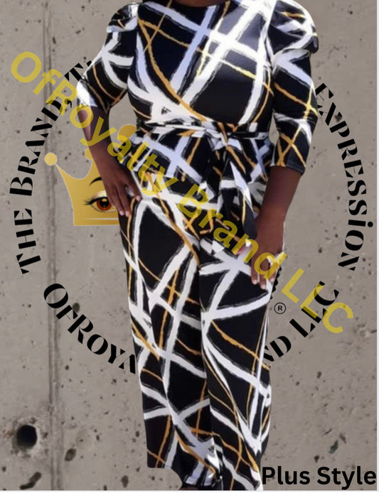 OfRoyalty Belted Pant Set