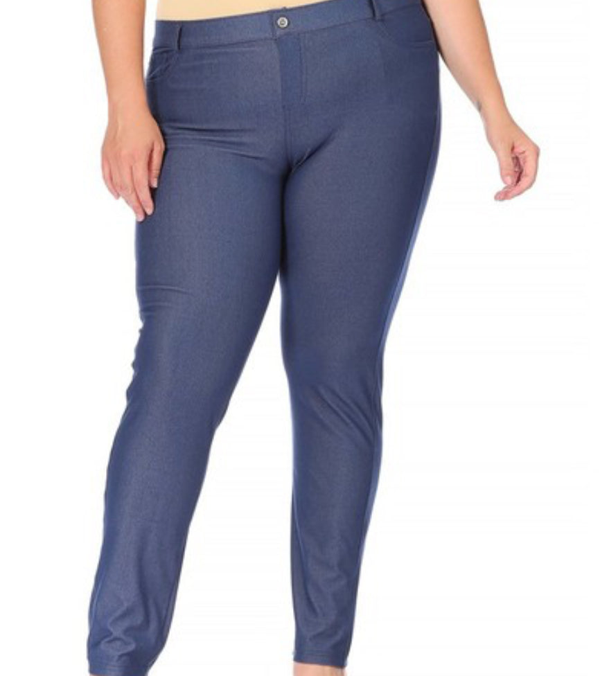 Denim Blue Jeggings