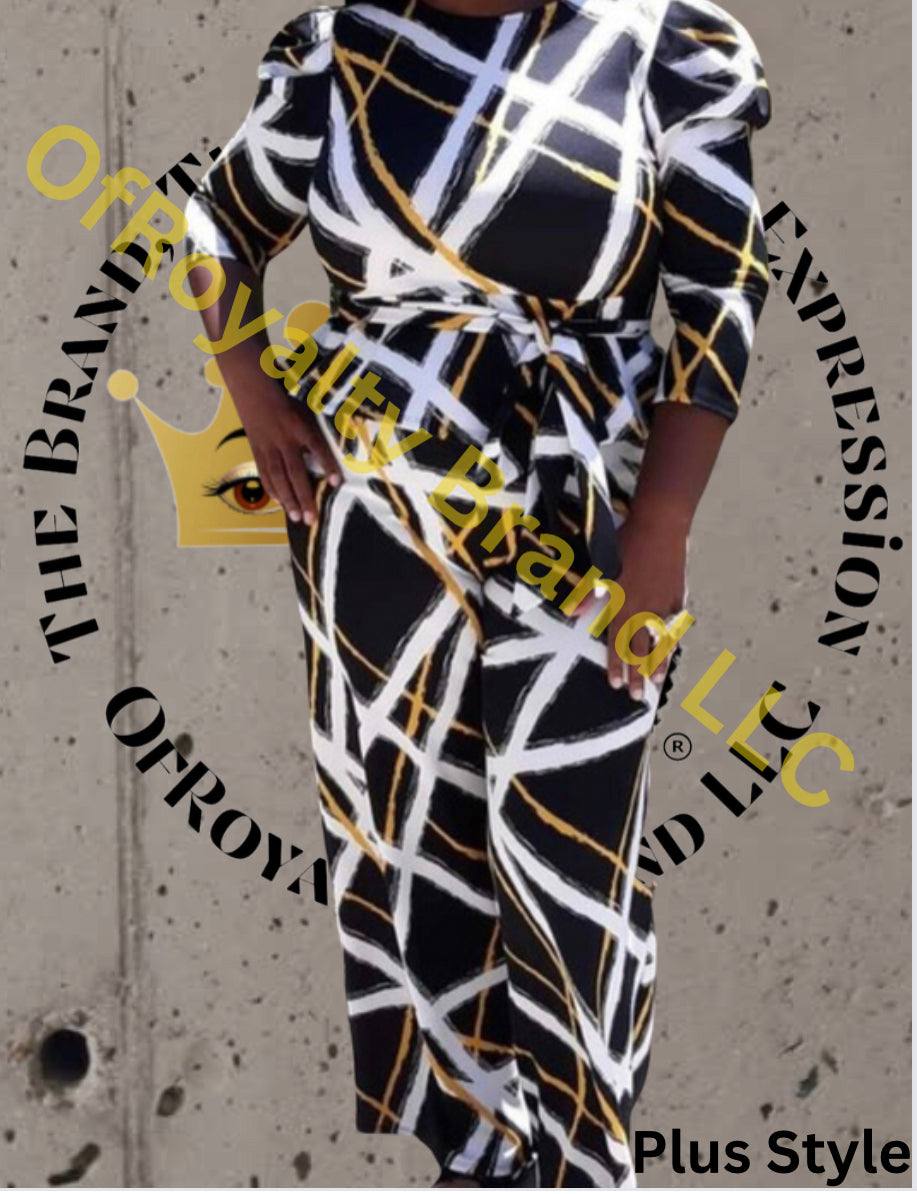 OfRoyalty Belted Pant Set