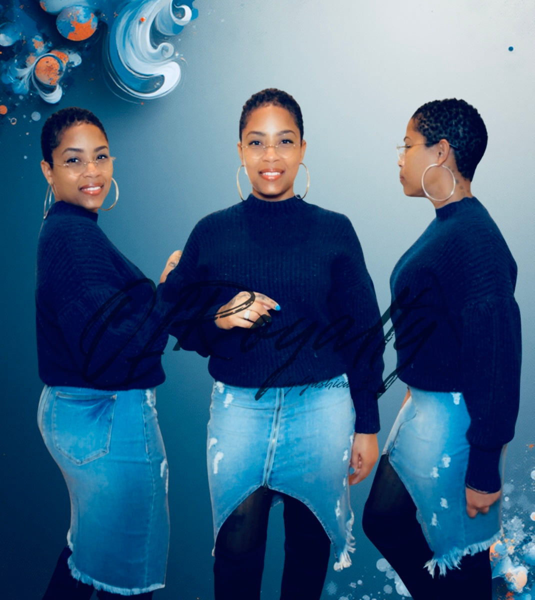 Distressed To Impress Skirt