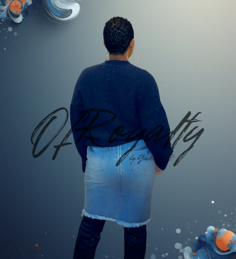 Distressed To Impress Skirt