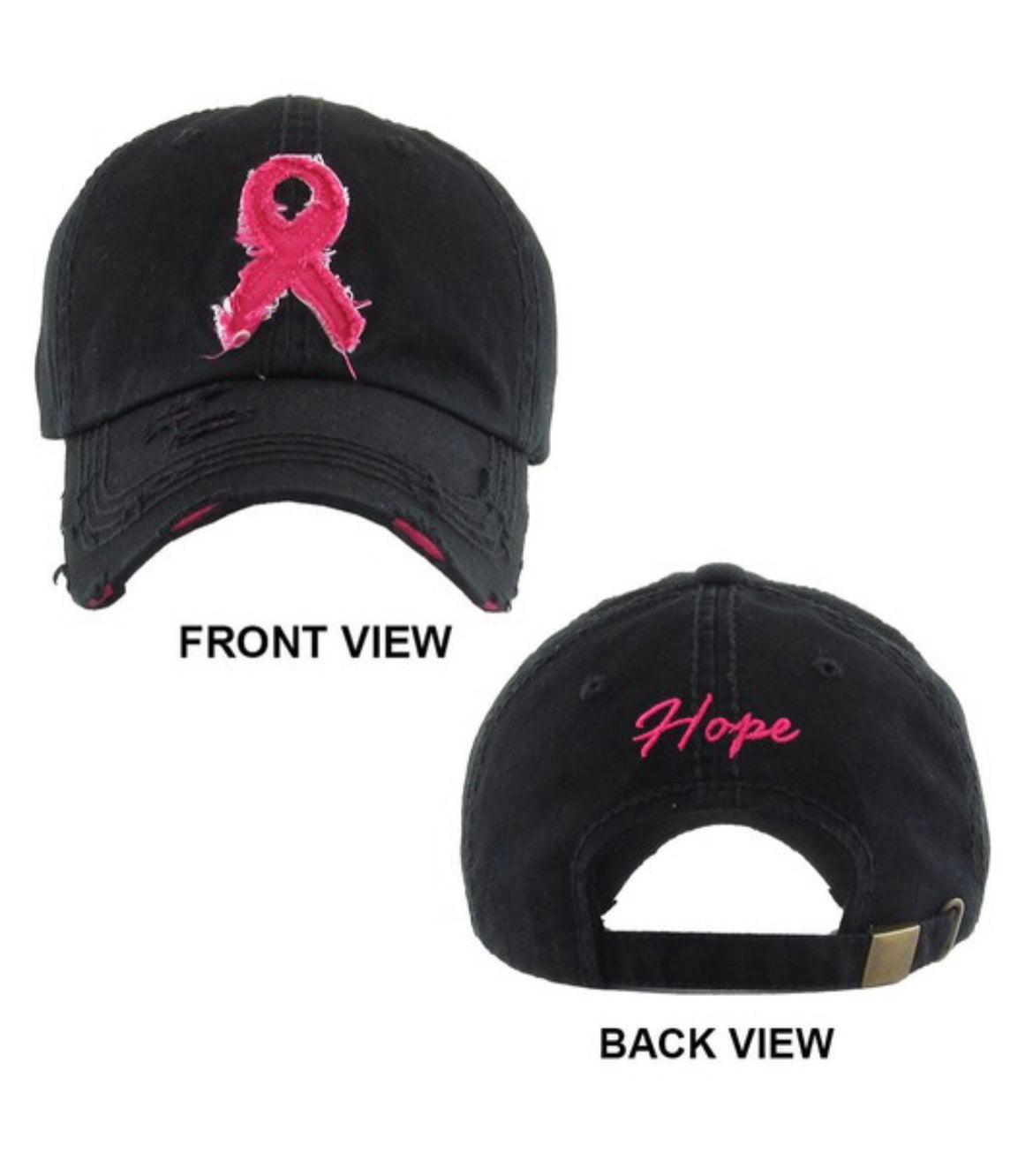 Pink Ribbon Baseball Cap